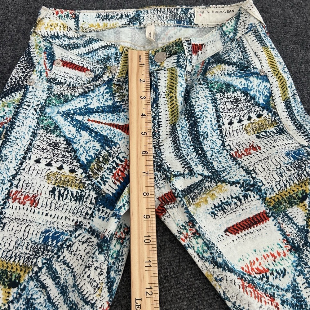 rag & bone Abstract Multicolor Jeggings - Picture 11 of 12